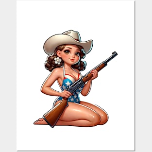 Cowgirl Posters and Art